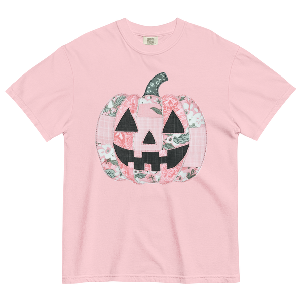 Faux Quilted Pumpkin | T-Shirt