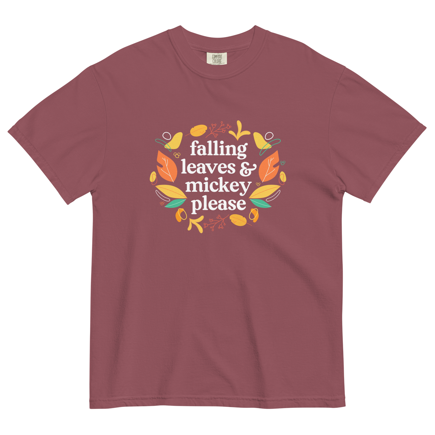 Falling Leaves & Mickey Please | T-Shirt