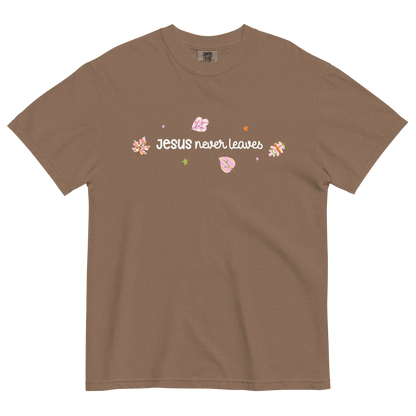 Jesus Never Leaves | T-Shirt