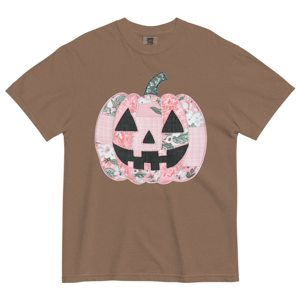 Faux Quilted Pumpkin | T-Shirt