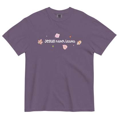 Jesus Never Leaves | T-Shirt