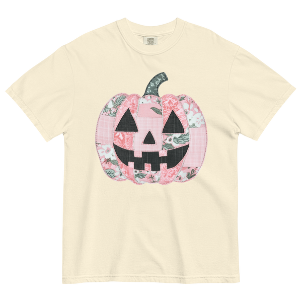 Faux Quilted Pumpkin | T-Shirt