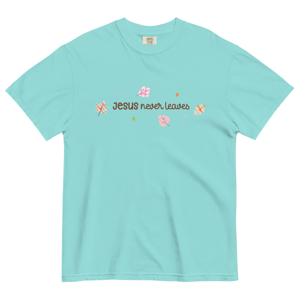 Jesus Never Leaves | T-Shirt