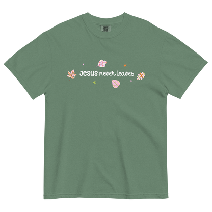 Jesus Never Leaves | T-Shirt
