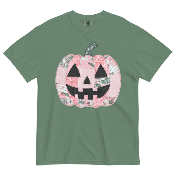 Faux Quilted Pumpkin | T-Shirt