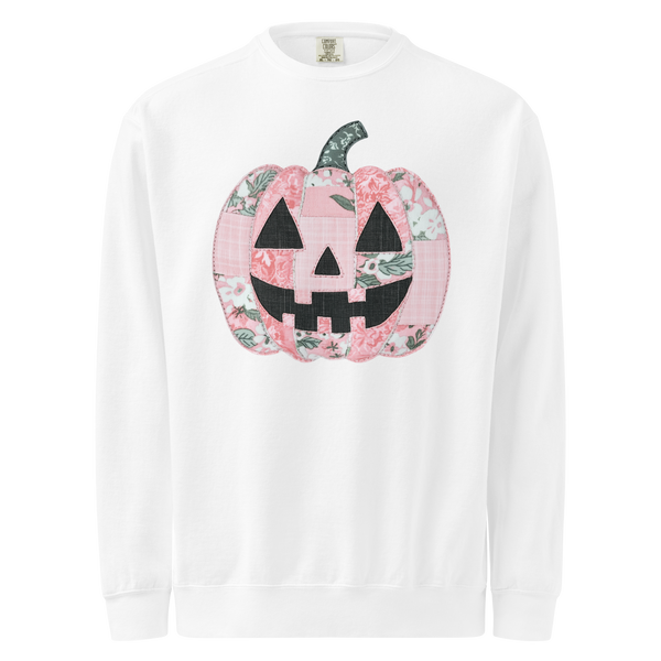 Faux Quilted Pumpkin | Sweatshirt