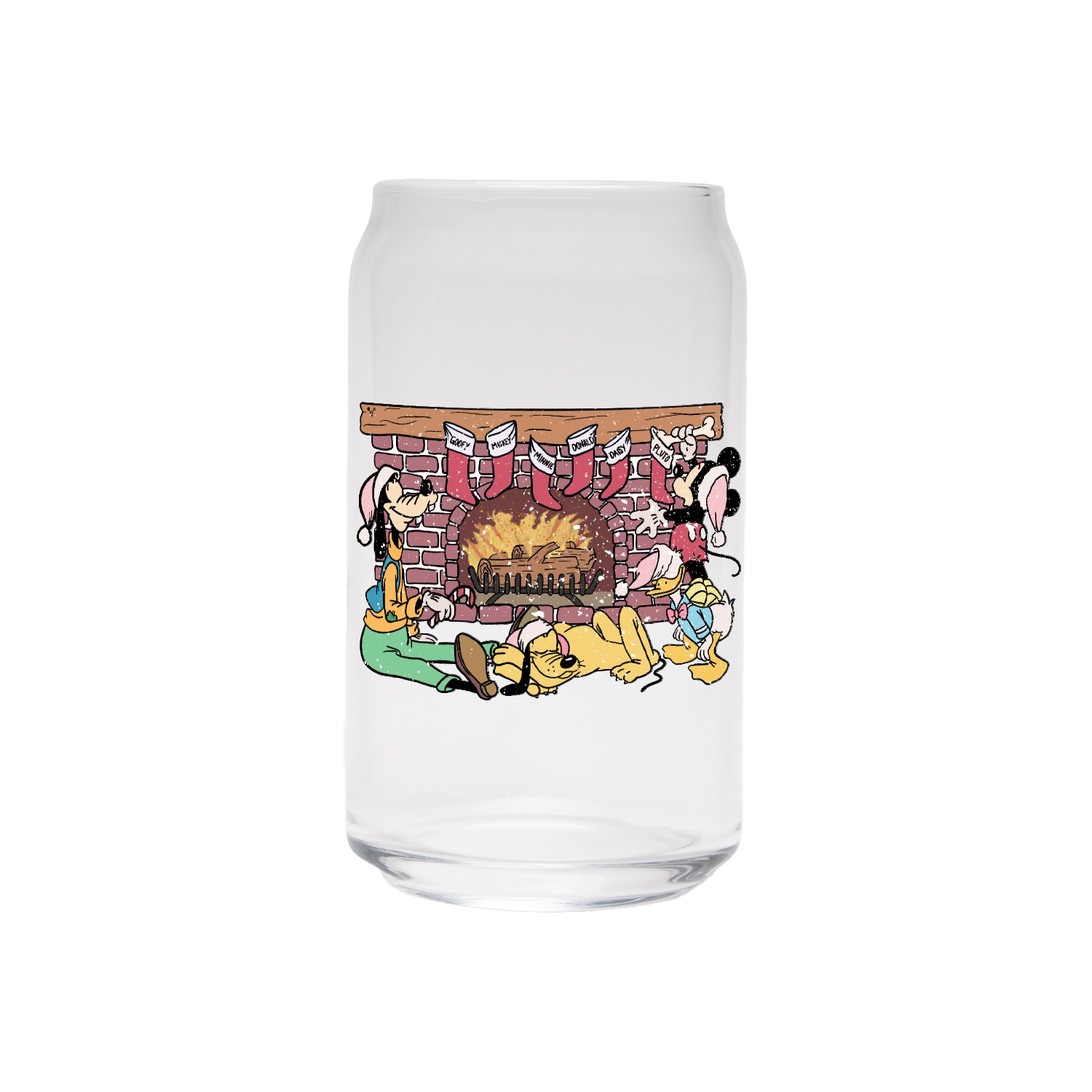 Magical Vintage Christmas | Clear Can Glass
