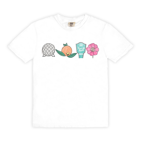 Flower & Garden Icons | T-Shirt