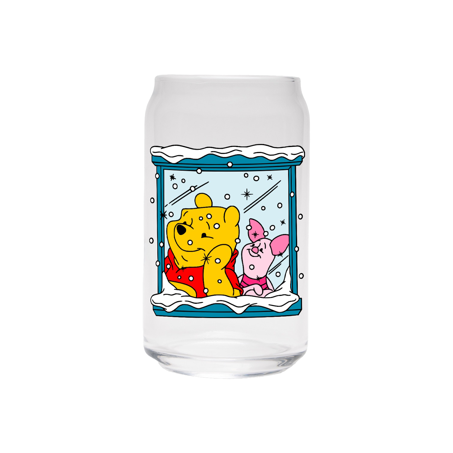 Magical Winter Day | Clear Can Glass