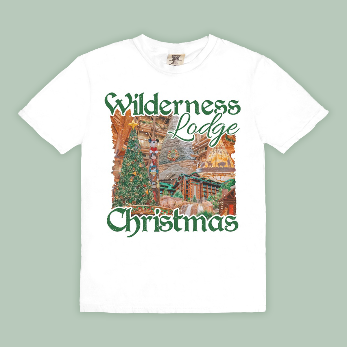 Wilderness Lodge Christmas | T-Shirt