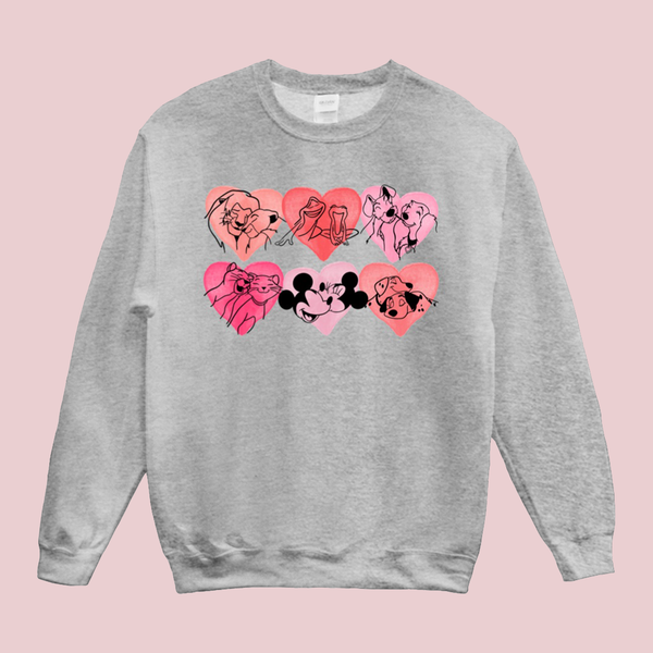 Valentine Characters | Sweatshirt