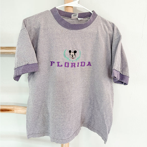 Florida Mickey | Embroidered T-Shirt