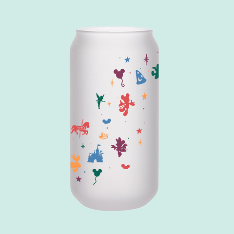 Main Street Pixie Dust | Frosted Can Glass