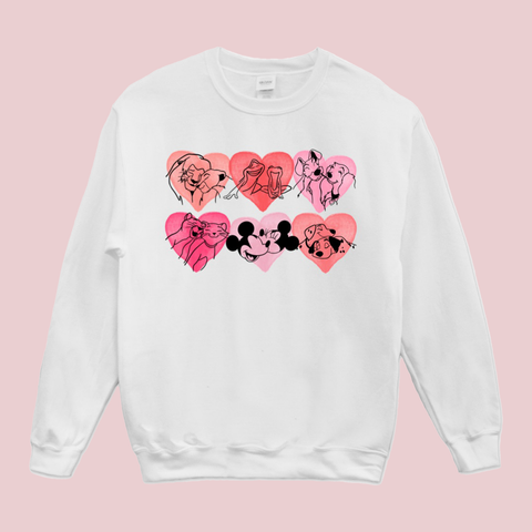 Valentine Characters | Sweatshirt